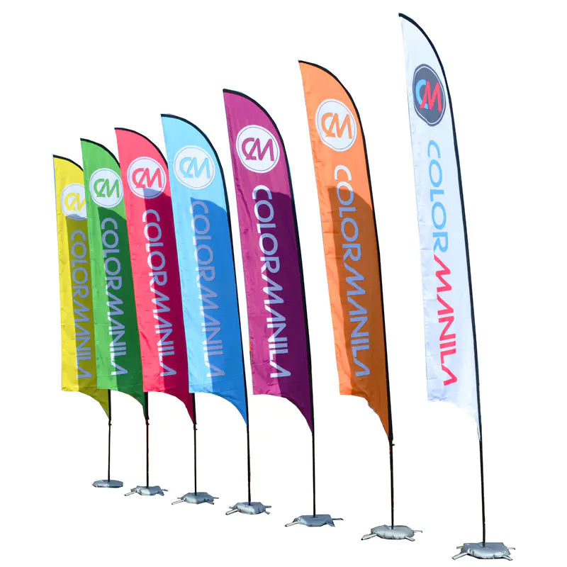 Beachflag beidseitig Bedruckt